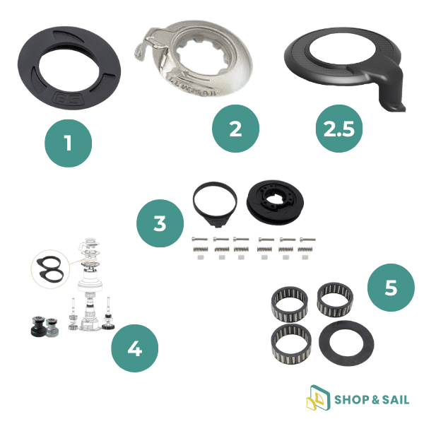 Winch EVO 45ST - Lewmar Pièces détachées
