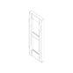 Plaque Classica chrome noir 2 modules Vimar - 2