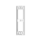 Plaque Classica chrome noir 2 modules Vimar - 3