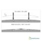 Kit support SUP - passerelle acier inox