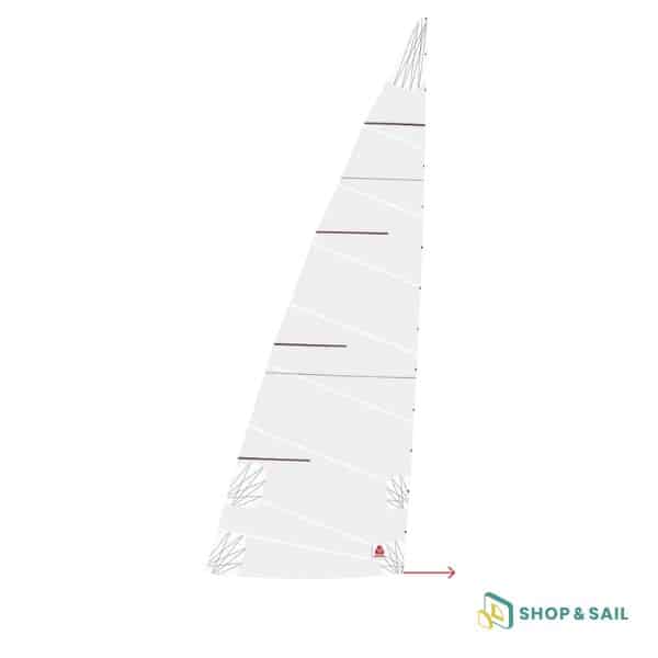 Grand voile Cruising Delta access Delta Voile
