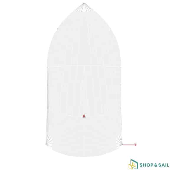 Voile de portant Cruising Spi symetrique Delta Voile