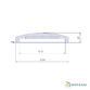 Bouchon en ertalyte pour palier dimensions