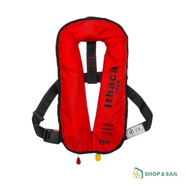 Gilet gonflable Solas 275N nylon rouge Auto MK5