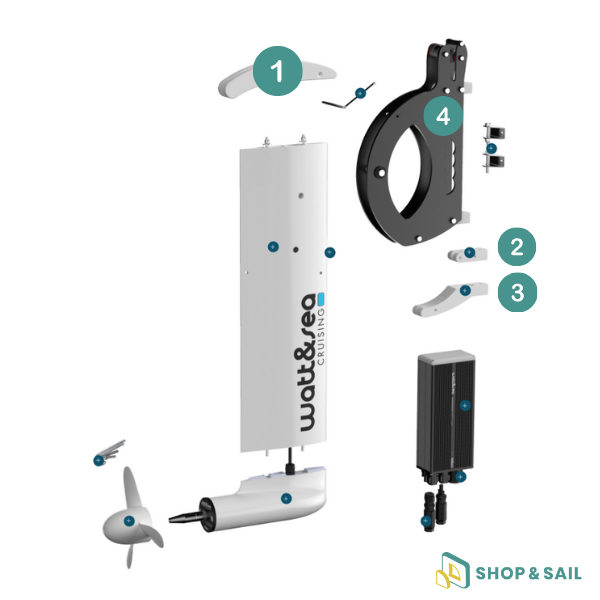 Pièces détachées hydrogénérateur CRUISING Watt and Sea