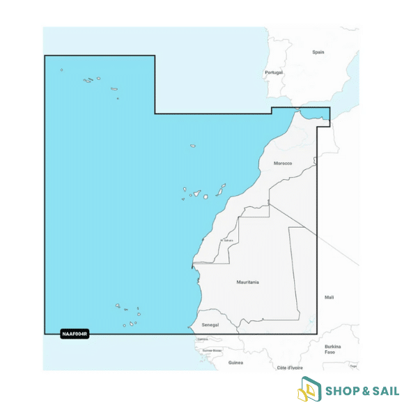 Carte Marine Navionics Afrique, Nord-Ouest NAAF004R