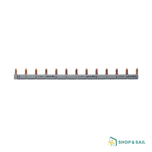 Peigne d'alimentation universel Phase + Neutre HX³ 1P - longueur 13 modules