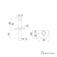 Base ovale pour chandelier OSCULATI