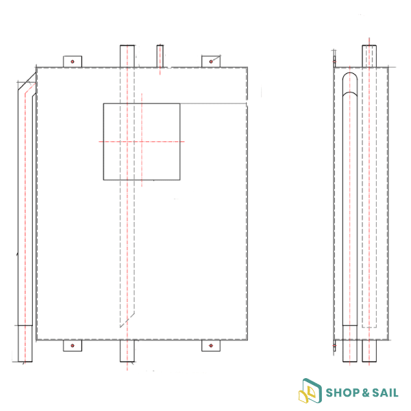 Réservoir eaux noires Nautitech 46 Open