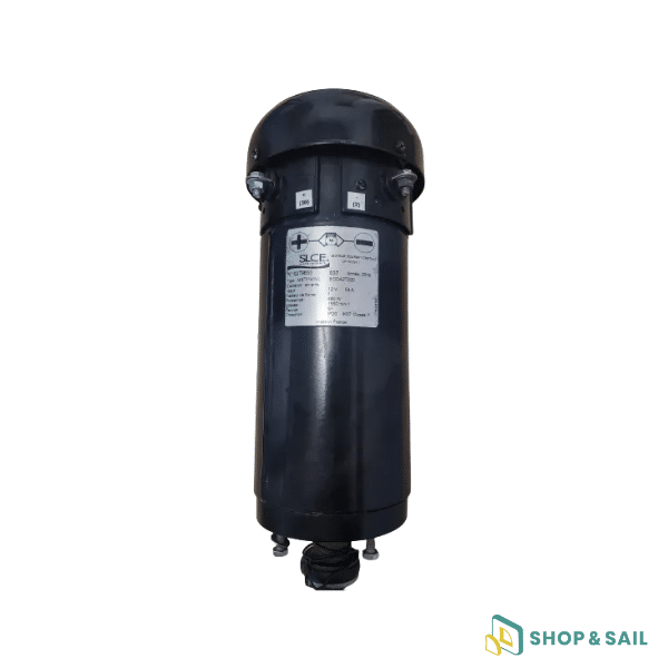 Moteur CC Aqua-Base 12 V 460 W 1552 trmin qui entraine la pompe Procon pour les dessalinisateurs ESW