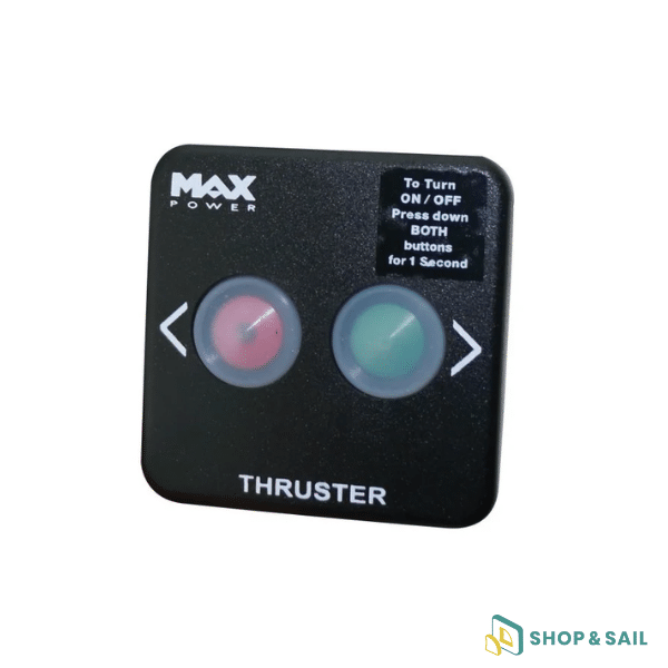 Panneau de commande noir à touche pour propulseur d'étrave MAX POWER