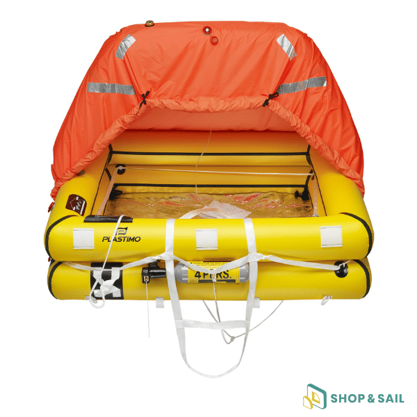 Radeau Transocean ISO sup 24H container Plastimo 4 places autre vision Radeau Transocean ISO sup 24H container Plastimo 4 places autre vision