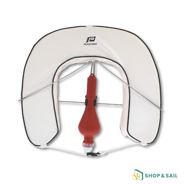 Bouée fer à cheval déhoussable jaune - Plastimo