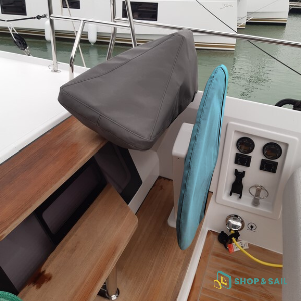 Protection de barre à roue 44 Open Nautitech Catamaran